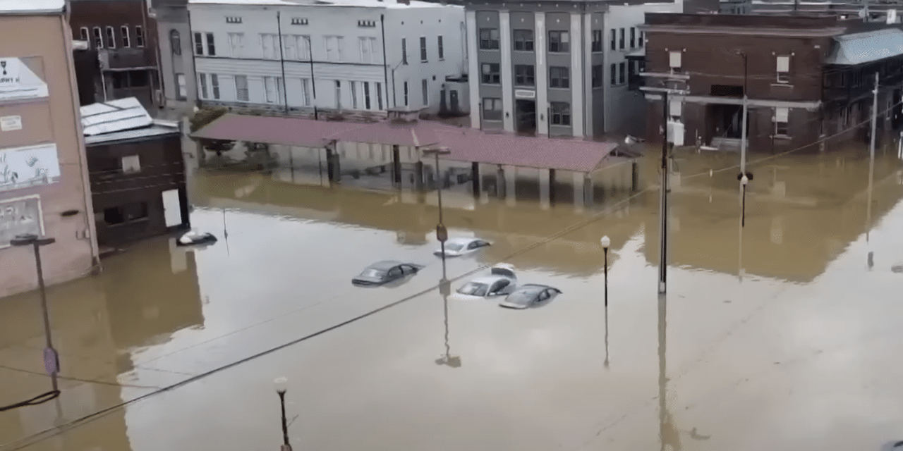 Powerful storm system sweeps across the US producing severe flooding killing at least 20